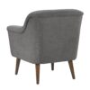 Shelby - Woven Fabric Oversized Armchair - Gray - Image 4
