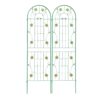 4 Pack Metal Garden Trellis Rustproof Trellis For Climbing Plants Outdoor Flower Support - Green - Image 13