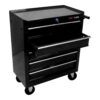 5 Drawers Multifunctional Tool Cart With Wheels - Black - Image 7