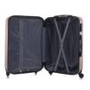 3 Piece Hard Luggage Set With Swivel Wheels And Password Lock, 20 / 24 / 28 " - Rose Gold - Image 4
