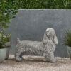 Cocker Spaniel Dog Statue - Gray - Image 5