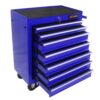 7 Drawers Multifunctional Tool Cart With Wheels - Blue - Image 5