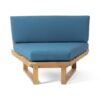 Mirabelle - Corner Chair, Coffee Table - Teal - Image 4