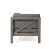 Brava - X Back Left Right Corner Bench Set - Dark Gray - Image 8