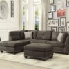 Laurissa - Ottoman - Warm Taupe Gray - Image 5