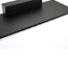 Modern Stainless Steel Waterfall Bathroom Sink Faucet With Single Handle Wall Mount - Matte Black - Image 7