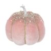Pumpkin Ornament (Set of 2) Home Decor For Holiday Harvest Festival Fall Festival & Thanksgiving - Pink - Image 2