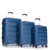 3 Piece Luggage Sets Pc Lightweight & Durable Expandable Suitcase With Two Hooks, Double Spinner Wheels, Tsa Lock, (21/25/29) - Dark Blue - Image 4