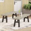 Bettina - Bench - Gray - Image 3