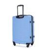 3 Piece Luggage Sets Lightweight Suitcase With Two Hooks, Spinner Wheels, Tsa Lock, (20/24/28) - Light Blue - Image 8