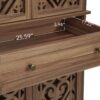 4 Door Cabinet With 1 Drawer, With 4 Adjustable Inner Shelves, Storage Cabinet - Image 6