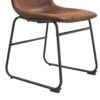 (Set of 4) Retro Chairs, Comfortable Bar Stools, Suitable For Industrial And Vintage Style Environments - Brown - Image 15