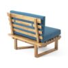 Mirabelle - Corner Chair, Coffee Table - Teal - Image 9