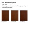 6 Shelf Corner Curio Display Cabinet With Lights, Mirrors And Adjustable Shelves (E26 Light Bulb Not Included) - Walnut - Image 14