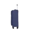 5 Piece Set (18/23/27/Travelbag /Toiletry Bag), Softshell Suitcase Spinner Wheels Terylene Polyester Luggage Sets Carry On Suitcase Luggage Lightweight Durable Suitcase - Blue - Image 7