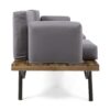 2 Piece Patio Set With Loveseat And Coffee Table - Natural / Dark Gray - Image 6