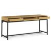 Banting - Mid Century Wide Desk - Oak Veneer - Image 2