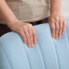 Adjustable Office Chair, Home Bedroom, Ergonomic Swivel Chair, Backrest Seat, Comfortable For Long Sitting - Baby Blue - Image 7