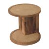 Close Knit Corner End Table - Oak - Image 5