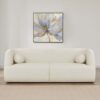 Anna - French Boucle Sofa - White - Image 6