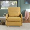 Huckleberry - Accent Chair With Storage Ottoman And Folding Side Table - Yellow - Image 10