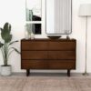 Dubrovnik - Mid-Century Modern Dresser With 6 Drawers - Brown - Image 6
