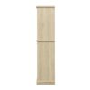 4 Door Storage Cabinet With 1 Drawer And 4 Adjustable Inner Shelves - Natural - Image 10
