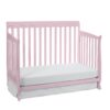 Riley - 4 In 1 Convertible Crib - Pink - Image 5