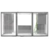 Outdoor Cat House, Diy Cat Enclosure Catio With Double Enter Doors - Light Gray - Image 14