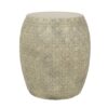 Outdoor Lightweight Concrete Side Table - Antique Yellow - Image 2