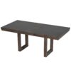 Topmax - 7 Piece Traditional Extendable Dining Table Set With Butterfly Leaf And 6 Upholstered Dining Table Set - Brown - Image 10