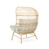 Palos - Outdoor Wicker Loveseat - Light Brown - Image 4
