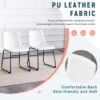 (Set of 4) Classic Chairs, A Stylish Seat Perfect For Modern Minimalist And Industrial Style Environments - White - Image 8