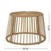 Elaine - Chair & Side Table - Light Brown - Image 16