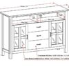 Kitchener - Tall TV Media Stand - Hickory Brown - Image 11