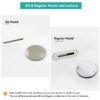 Acrylic Freestanding Soaking Bathtub With Classic Slotted Overflow And Toe-Tap Drain In Chrome, Cupc C Ertified, 02138 - Glossy White - Image 7