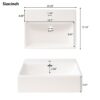 Bathroom Vanity With Ceramic Sink And Ample Storage, Ideal For Small Bathrooms - Green - Image 2