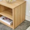 2 Piece Cube TV Stand And L Shaped Entertainment Center With Open Storage And 2 Shelves - Burly Wood - Image 14