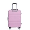 Luggage Set Of 5 Pieces, Expandable Hard Pc Luggage Set With Tsa Lock For Rotating Wheels, Lightweight Rolling Luggage - Pink - Image 12