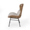 Calypso - Outdoor Chair With Water Resistance Cushion And Iron Frame - Beige - Image 8