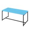 GT - 3 Piece Carbon Fiber Wrap Coffee Table And End Table (Set of 3) - Blue - Image 2