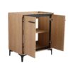 30" Bathroom Vanity Base With Basin And Storage Cabinet - Oak - Image 20