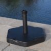 Umbrella Base With Hexagonal Shape - Black - Image 6