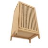 Bamboo Freestanding Storage Cabinet With Door And Shelf For Bathroom, Living Room, Kitchen - Natural / Natural Wood - Image 8
