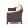 Antibes - 4 Pieces Wicker Chat Set - Brown / Beige - Image 13