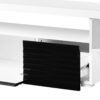 Buck II - High Gloss TV Stand - White / Black - Image 5