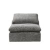 Naveen - Linen Modular Sectional Sofa With Ottoman - Gray - Image 9