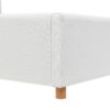 Miramar - King Cushion Back Headboard Platform Bed Frame - Antique White - Image 6