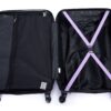3 Piece Luggage Sets Lightweight Suitcase With Two Hooks, Spinner Wheels, Tsa Lock, (20/24/28) - Light Purple - Image 21