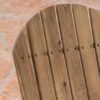 Outdoor Adirondack Rocking Loveseat With Hand Crafted Details - Natural - Image 9